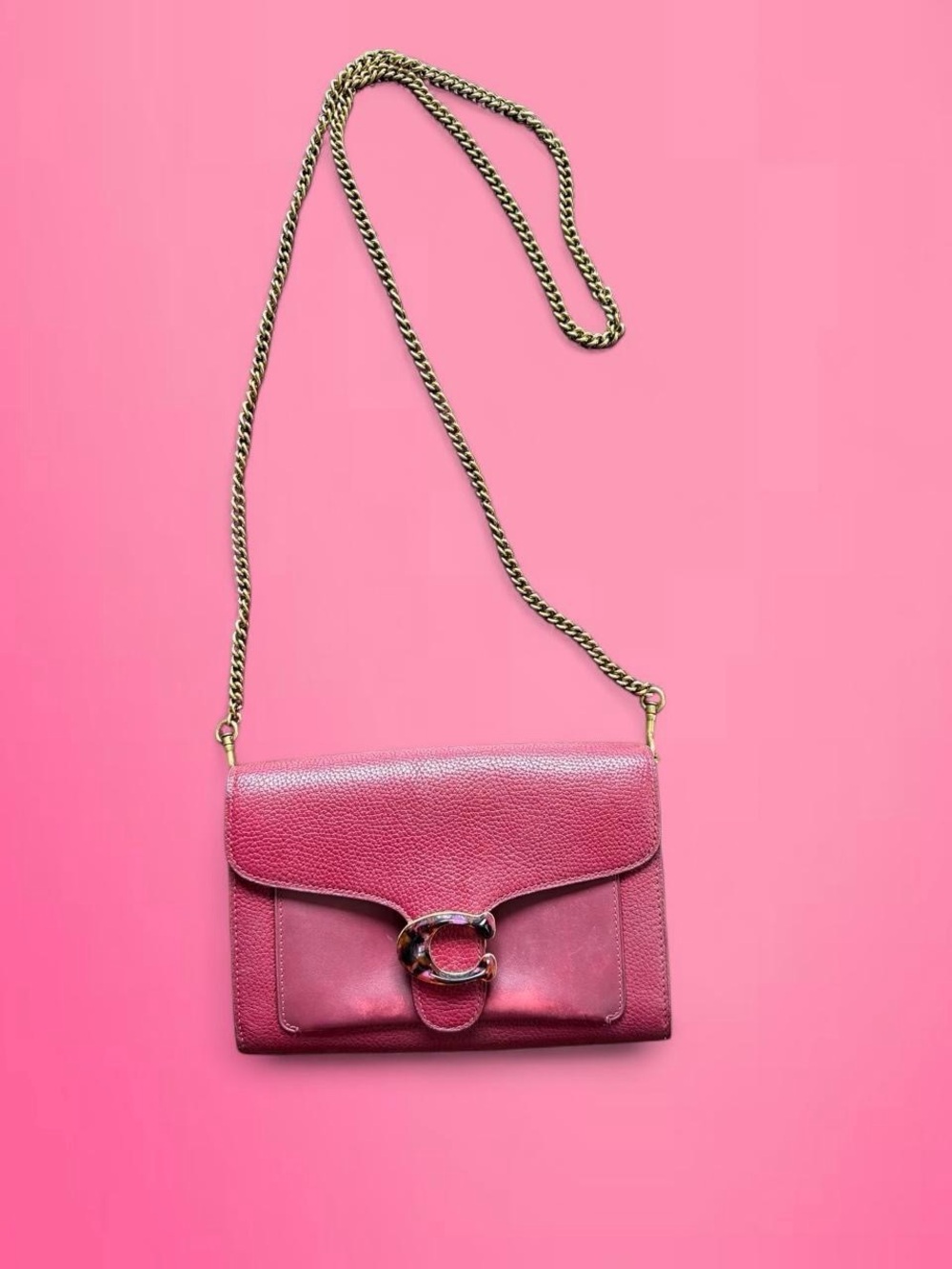 coach tabby burgundy leather